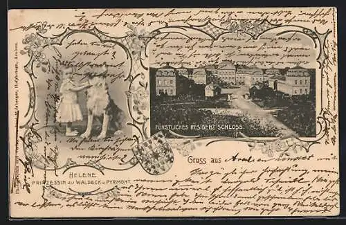 AK Helene, Prinzessin zu Waldeck u. Pyrmont, Fürstliches Residenzschloss