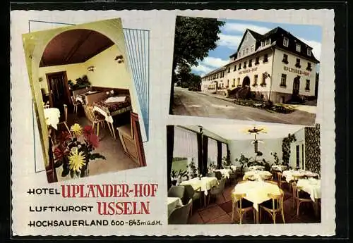 AK Usseln /Sauerland, Hotel Upländer Hof