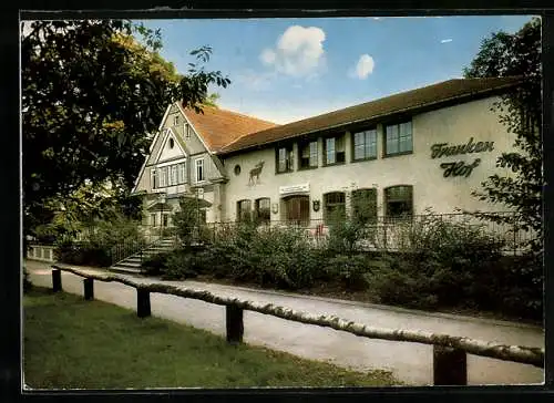 AK Gross-Reken, Blick auf Hotel Gut Frankenhof