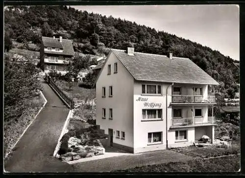AK Bad Orb /Spessart, Hotel Haus Wolfgang, Gemündener Weg 2