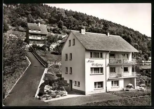 AK Bad Orb /Spessart, Hotel Haus Wolfgang, Gemündener Weg 2