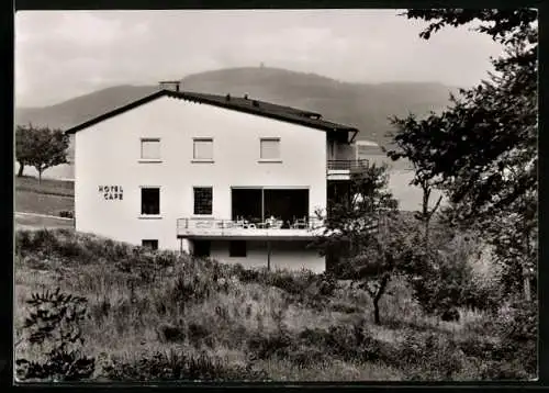 AK Seidenbuch /Odw., Hotel-Café Bellevue