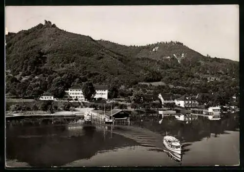 AK Bodman /Bodensee, Hotel Linde am See mit Sommerhaus, Liegeweise und Bad