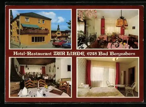 AK Bad Bergzabern, Hotel-Restaurant Zur Linde, Schlittstr. 1