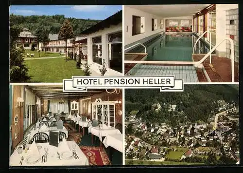 AK Lennestadt-Bilstein /Sauerland, Hotel-Pension Heller
