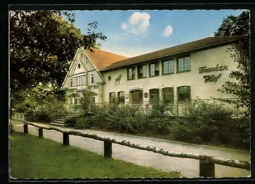 AK Gross-Reken, Blick auf Hotel Gut Frankenhof