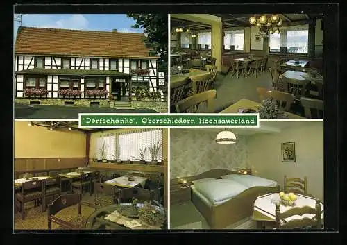 AK Medebach-Oberschledorn /Sauerland, Gasthof-Pension Zur Dorfschänke, Grafschafter Str. 11