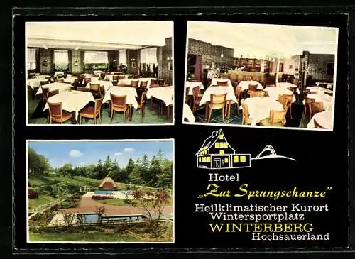 AK Winterberg /Sauerland, Hotel Zur Sprungschanze