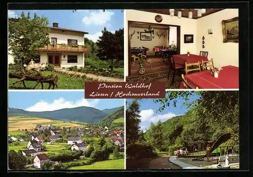 AK Hallenberg-Liesen /Sauerland, Hotel-Pension Waldhof