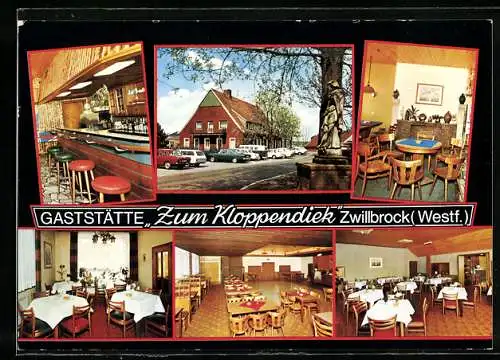 AK Zwillbrock, Gasthaus Zum Kloppendiek