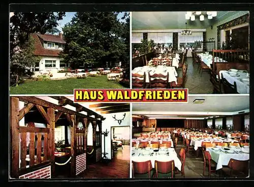 AK Dülmen, Gasthaus Waldfrieden am Wildpark