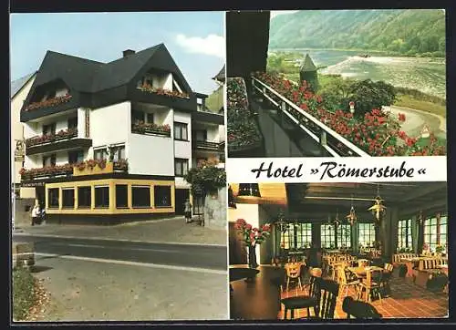 AK Ediger-Eller, Hotel-Pension Römerstube, Moselweinstrasse 9