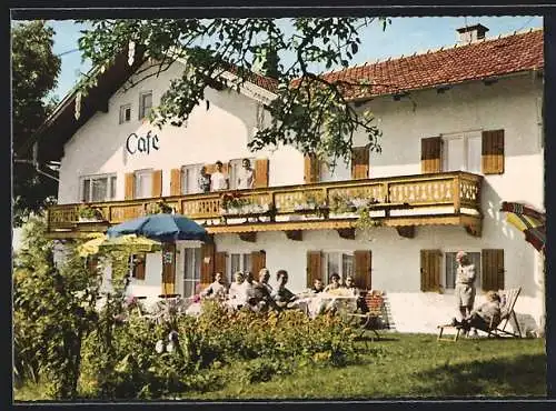 AK Siegsdorf /Obb., Café-Pension Januel