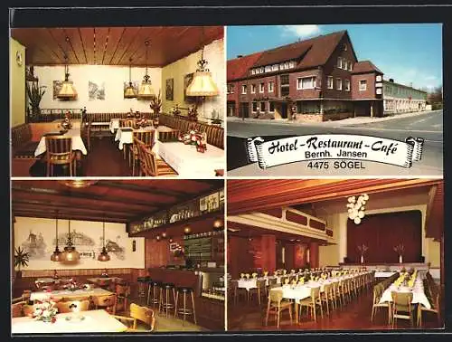 AK Sögel, Hotel-Restaurant Bernh. Jansen, Clemens-August-Str. 33