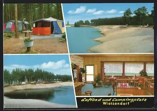 AK Wietzendorf /Krs. Soltau, Campingplatz am See