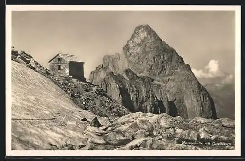 AK Dossenhütte, Berghütte mit Gstellihorn