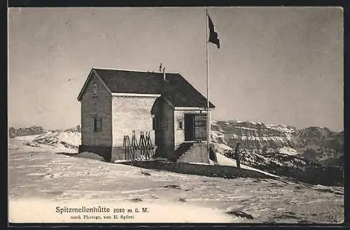 AK Spitzmeilenhütte, Berghütte im Hochgebirge