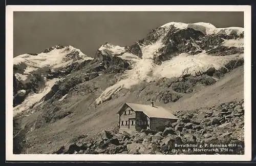 AK Bovalhütte, Berghütte am Piz Bernina und Piz Morteratsch