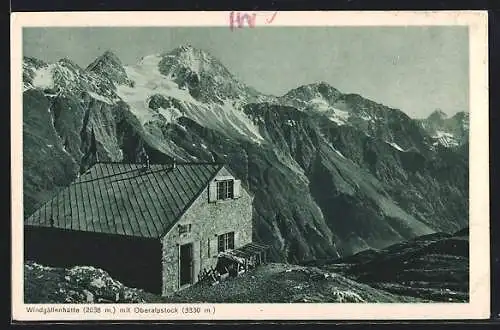 AK Windgällenhütte, Berghütte und Oberalpstock