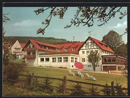 AK Schieder-Glashütte, Hotel-Restaurant Zur Herlingsburg