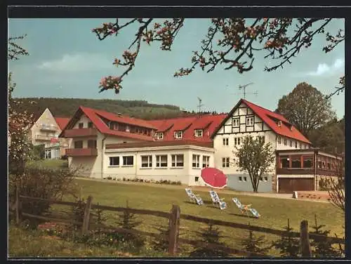 AK Schieder-Glashütte, Hotel-Restaurant Zur Herlingsburg