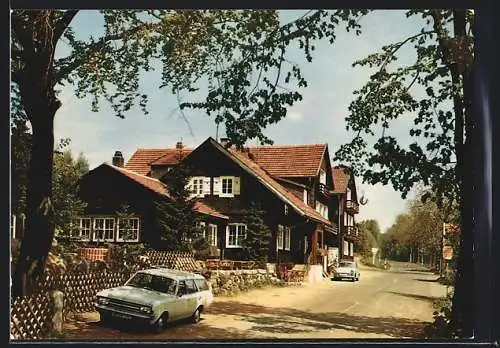 AK Bischofsheim /Rhön, Berggasthof und Pension Rhönhäuschen