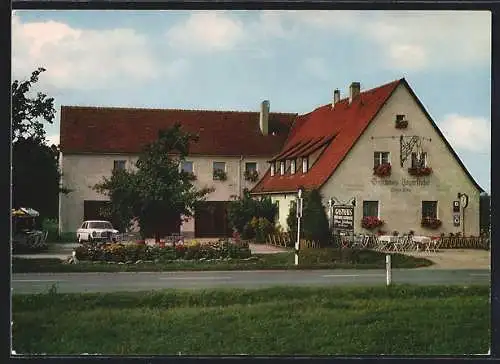 AK Oberscheckenbach, Gasthaus Jägerstube - Bes. L.Neu