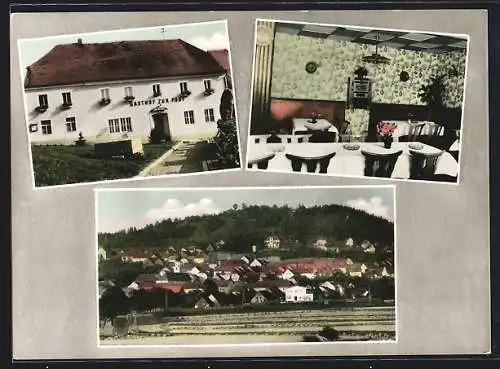 AK Tännesberg üb. Weiden /Opf., Gasthof und Pension zur Post