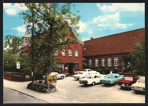 AK Goldenstedt i. O., Gasthaus und Hotel Zur Schmiede
