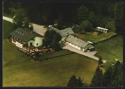 AK Eichstätt /Bay., Waldgasthof Zum Geländer vom Flugzeug aus gesehen