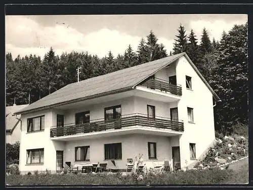 AK Warmensteinach /Fichtelgeb., Hotel Haus Schilling, Untere Alte Poststr. 407