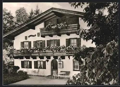 AK Berchtesgaden-Unterau, Hotel-Pension Laroshäusl am Larosbach