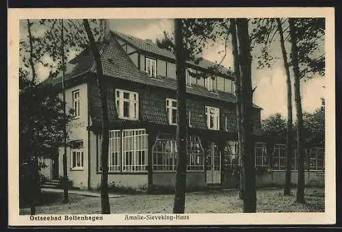 AK Boltenhagen, Blick auf das Amalie-Sieveking-Haus