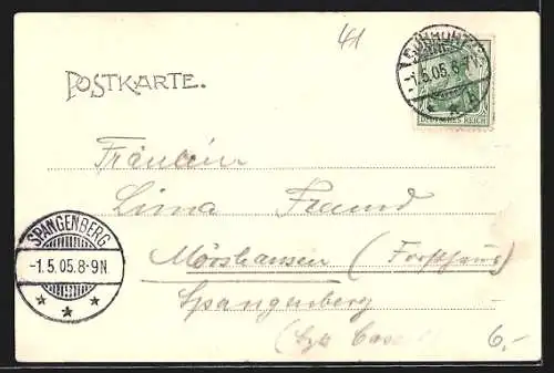 AK Duisburg-Ruhrort, Hotel-Restaurant Kaiserhof, Rheinbrücke Ruhrort-Homberg