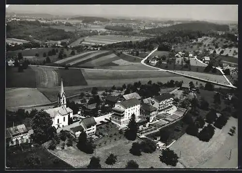 AK Sankt Pelagiberg, Ortsansicht mit Kurhaus Marienburg