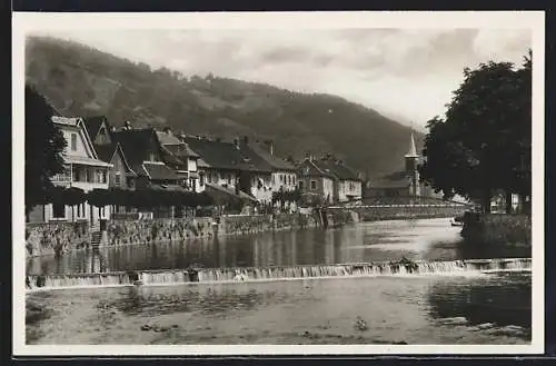 AK Wolfach, Ortspartie an der Kinzig