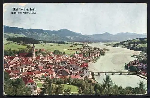 AK Bad Tölz, Blick vom Kalvarienberg