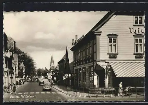 AK Soltau, Blick in die Wilhelmstrasse