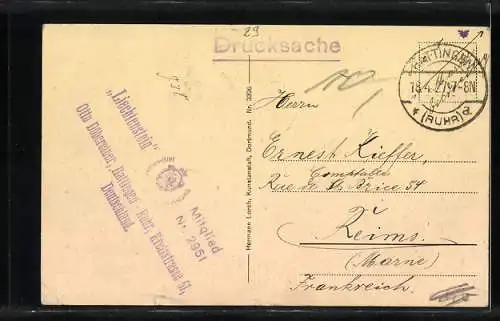 AK Hattingen, Totalansicht mit Fluss