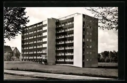 AK Marl / Recklinghausen, Hochhaus am Lipperweg, Chemische Werke Hüls AG