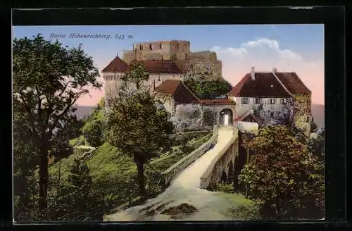 AK Rechberg, Ruine Hohenrechberg