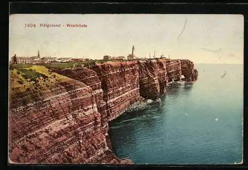 AK Helgoland, Partie an der Westküste