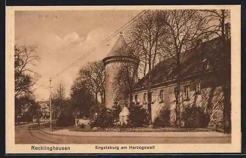 AK Recklinghausen, Engelsburg am Herzogswall