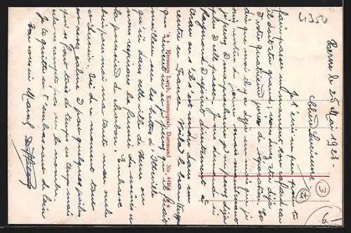 AK Recklinghausen, Blick in den Stadtpark