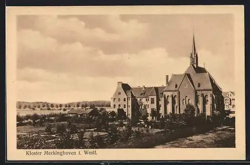 AK Meckinghoven i. W., Kloster mit Umgebung