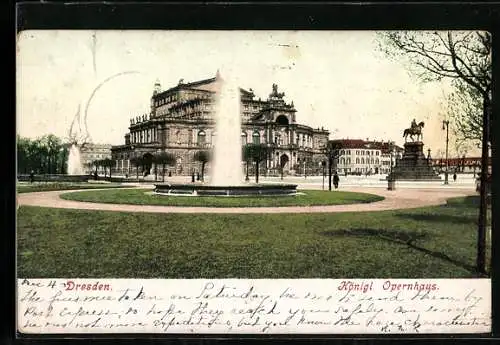 AK Dresden, Königl. Opernhaus