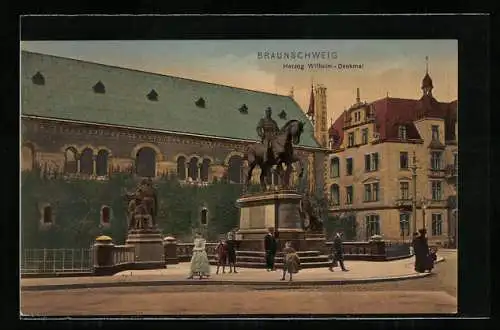 AK Braunschweig, Herzog Wilhelm-Denkmal