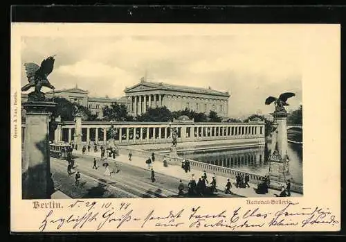 AK Berlin, National-Gallerie aus der Vogelschau