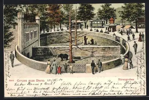 AK Bern, Zuschauer am Bärengraben