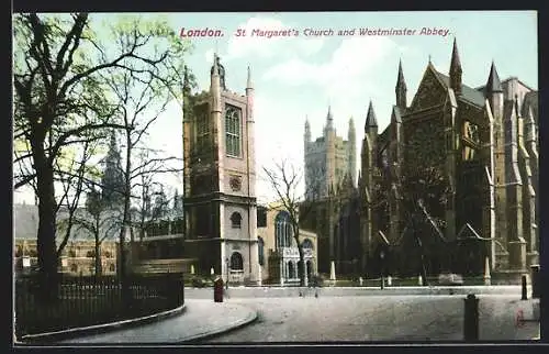 AK London, St. Margaret`s Church and Westminster Abbey
